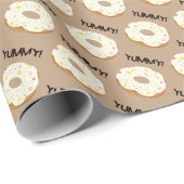 Donuts Geschenkpapier (Rolleneckpunkt)