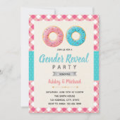 Donuts Geschlecht enthüllt Party Einladung (Vorderseite)