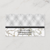 Donuts | Goldmarmor | Leder-Upholster Treuekarte (Rückseite)