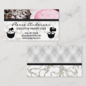 Donuts | Goldmarmor | Mischung von Zutaten und Kis Treuekarte (Vorne/Hinten)