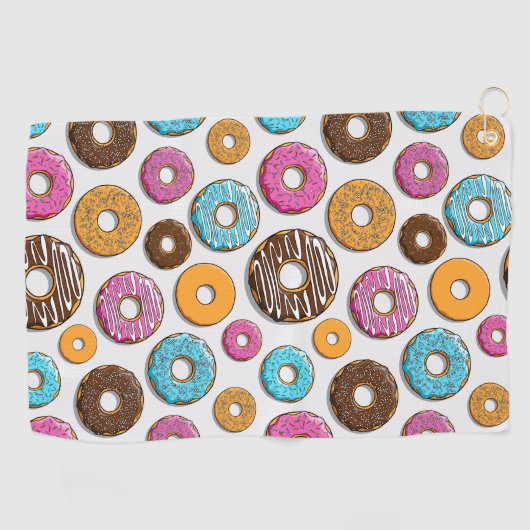 Donuts Golfhandtuch (Horizontal)
