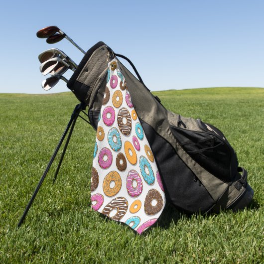 Donuts Golfhandtuch (Gras)