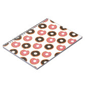 Donuts - Handgemalt Original Donut Muster Notizblock (Linke Seite)