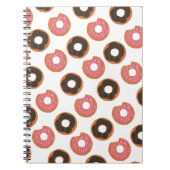 Donuts - Handgemalt Original Donut Muster Notizblock (Vorderseite)