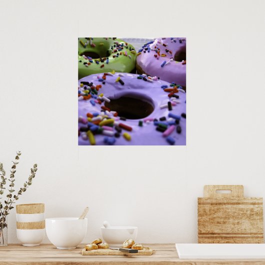 Donuts Huge Format Poster (Küche)