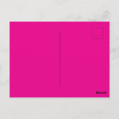 Donuts Ich esse nur Donuts Postkarte (Rückseite)