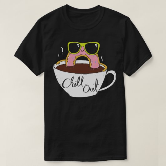 Donuts Kaffeepause T-Shirt (Design vorne)
