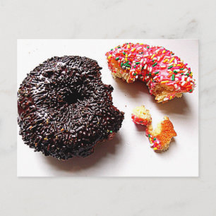 Donuts-Karte Postkarte