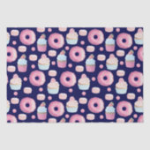 Donuts, Kuchen und Makaronen Seidenpapier (Vorderseite)