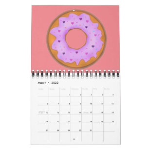 Donuts-Liebe Kalender