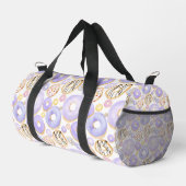 Donuts Lila und Schokolade Duffle Bag (Rechte Ecke)