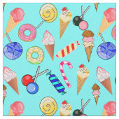 Donuts Lollipop Eiscreme Sweet Stoff (Nahaufnahme)