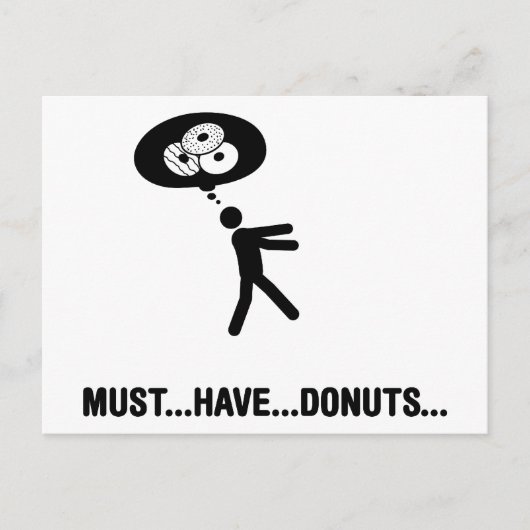 Donuts Lover Postkarte (Vorderseite)