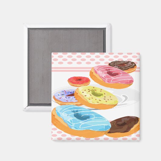 Donuts Magnet (Vorderseite/Rückseite)