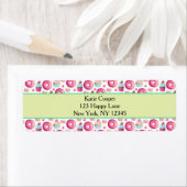 Donuts Makaronen und Cupcake Muster in Aquarellfar (Insitu)