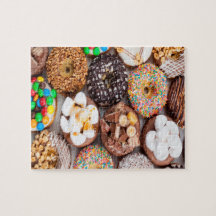 Donuts Marshmallow Jigsaw Puzzle