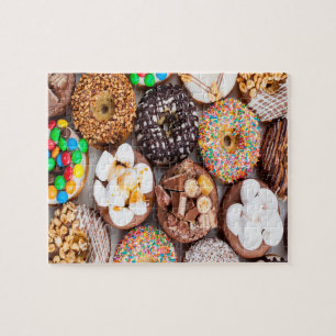 Donuts Marshmallow Jigsaw Puzzle