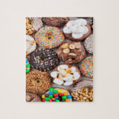 Donuts Marshmallow Jigsaw Puzzle (Vertikal)