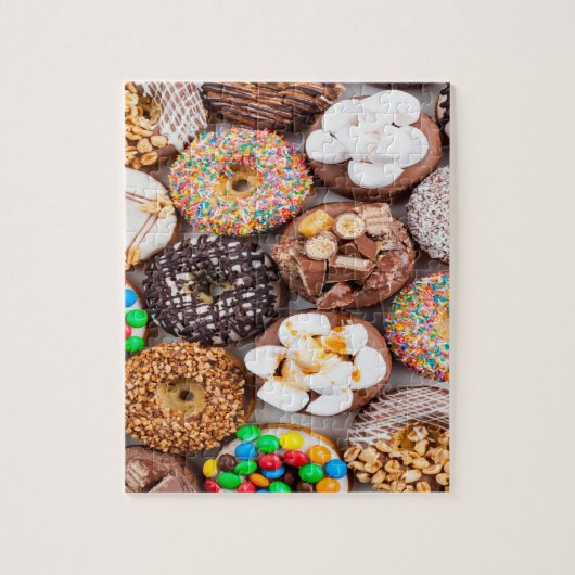 Donuts Marshmallow Jigsaw Puzzle (Vertikal)