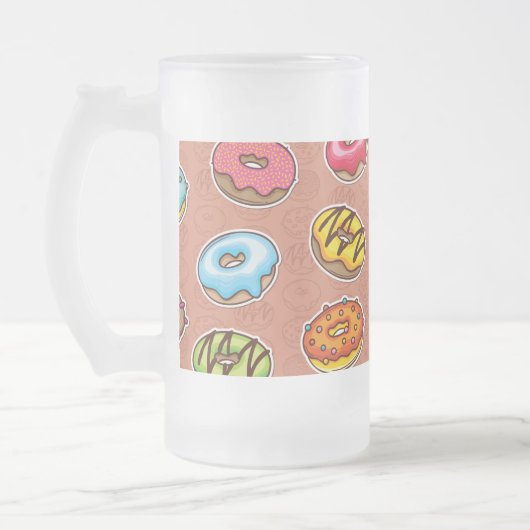 Donuts mattglas bierglas (Links)