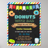 Donuts mit Papa Spendenaktion Poster (Vorne)