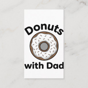 Donuts mit Papa Vintage-Donut-Shirt-Design_1 Visitenkarte