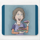 Donuts mit Sprinklermopp Mousepad (Vorne)