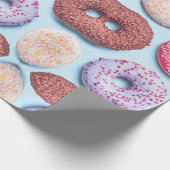 Donuts mit Sprinklmuster Geschenkpapier (Ecke)