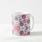 Donuts mit Sprinklmuster Kaffeetasse (VorderseiteRechts)