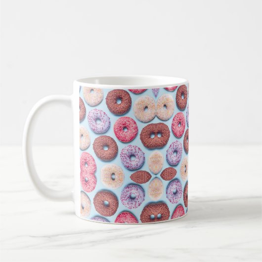 Donuts mit Sprinklmuster Kaffeetasse (Links)