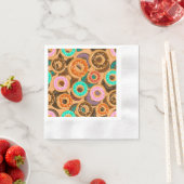 Donuts mit Sprinklmuster Serviette (Beispiel)