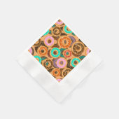 Donuts mit Sprinklmuster Serviette (Ecke)