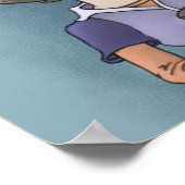 Donuts mit Sprinklplakat Poster (Ecke)