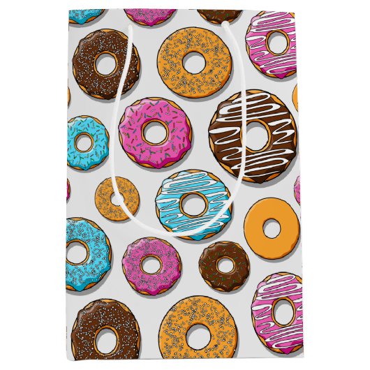 Donuts Mittlere Geschenktüte (Vorderseite)