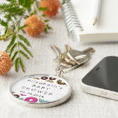 Donuts-Muster, bunte Donuts, Babydusche Schlüsselanhänger (Seite)