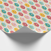 Donuts-Muster Geschenkpapier (Ecke)