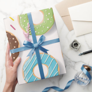 Donuts-Muster Geschenkpapier