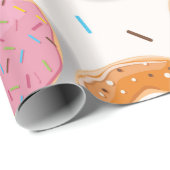 Donuts-Muster Geschenkpapier (Rolleneckpunkt)