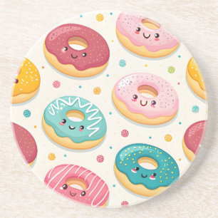 Donuts-Muster Getränkeuntersetzer