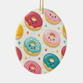 Donuts-Muster Keramik Ornament (Rechts)
