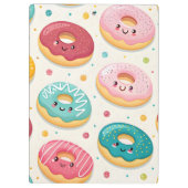 Donuts-Muster Klemmbrett (Rückseite)