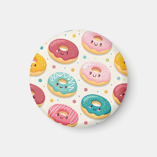 Donuts-Muster Magnet (Vorne)