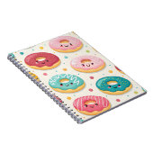 Donuts-Muster Notizblock (Rechte Seite)