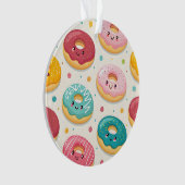 Donuts-Muster Ornament (Vorderseite)