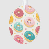 Donuts-Muster Ornament (Vorderseite)