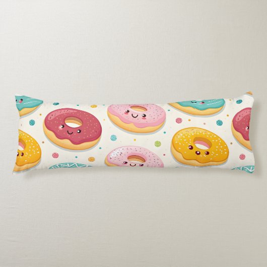 Donuts-Muster Seitenschläferkissen (Vorderseite)