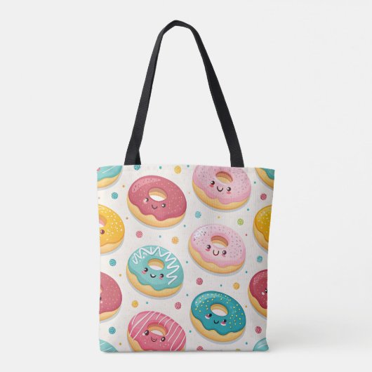 Donuts-Muster Tasche (Rückseite)