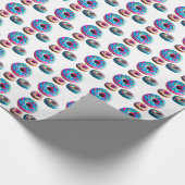 Donuts Muster Wrapping Paper Geschenkpapier (Ecke)