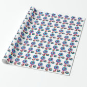 Donuts Muster Wrapping Paper Geschenkpapier (Ungerollt)