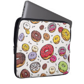 Donuts nahtloses Muster Laptopschutzhülle (Vorne Rechts)